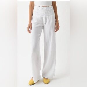 Stark X Ashton gauze pant white sz med white summer beach pant vacation